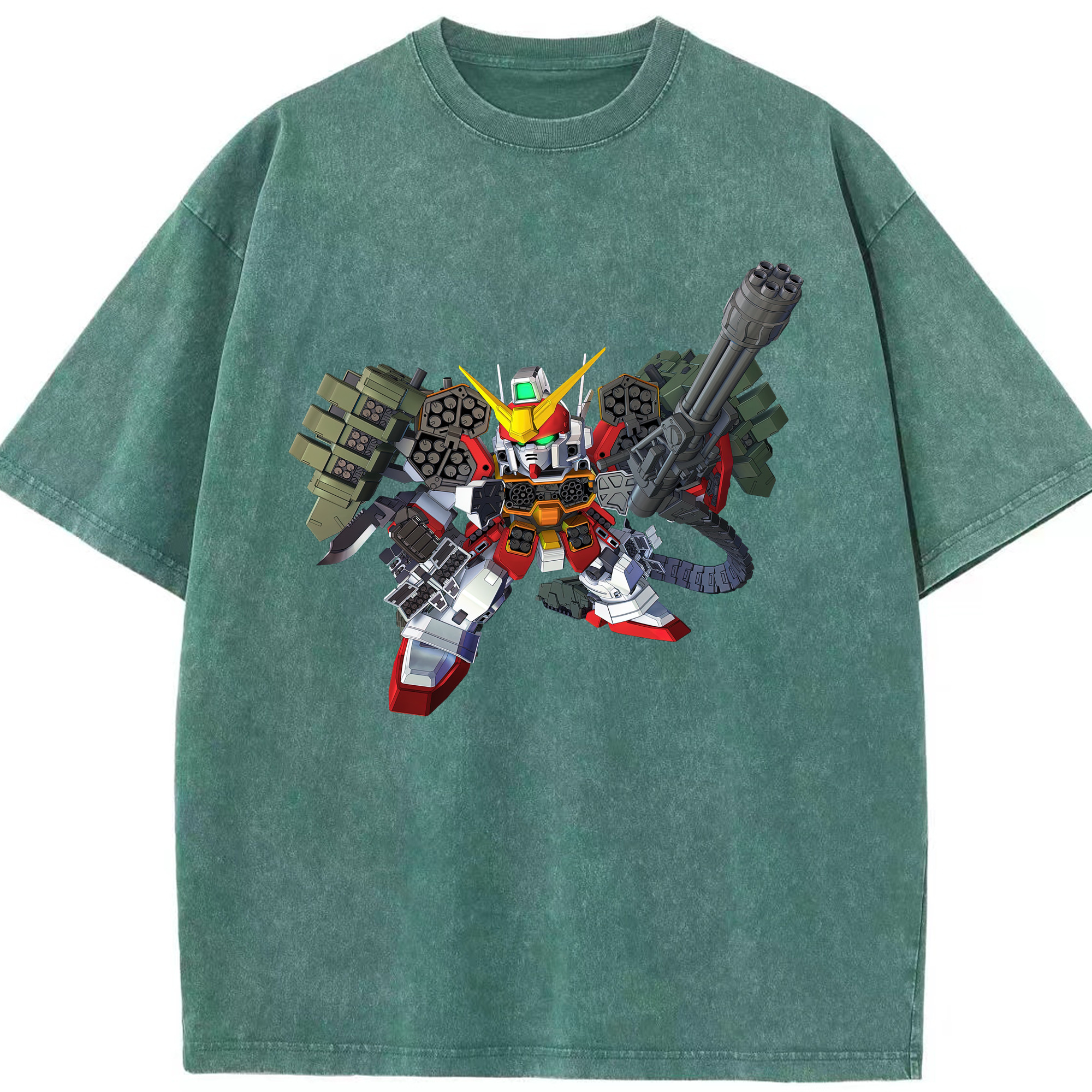 （画像用） 機動戦士ガンダム Mobile Suit Gundam 綿100% ヴィンテージ風 半袖Tシャツ（フロントプリント）